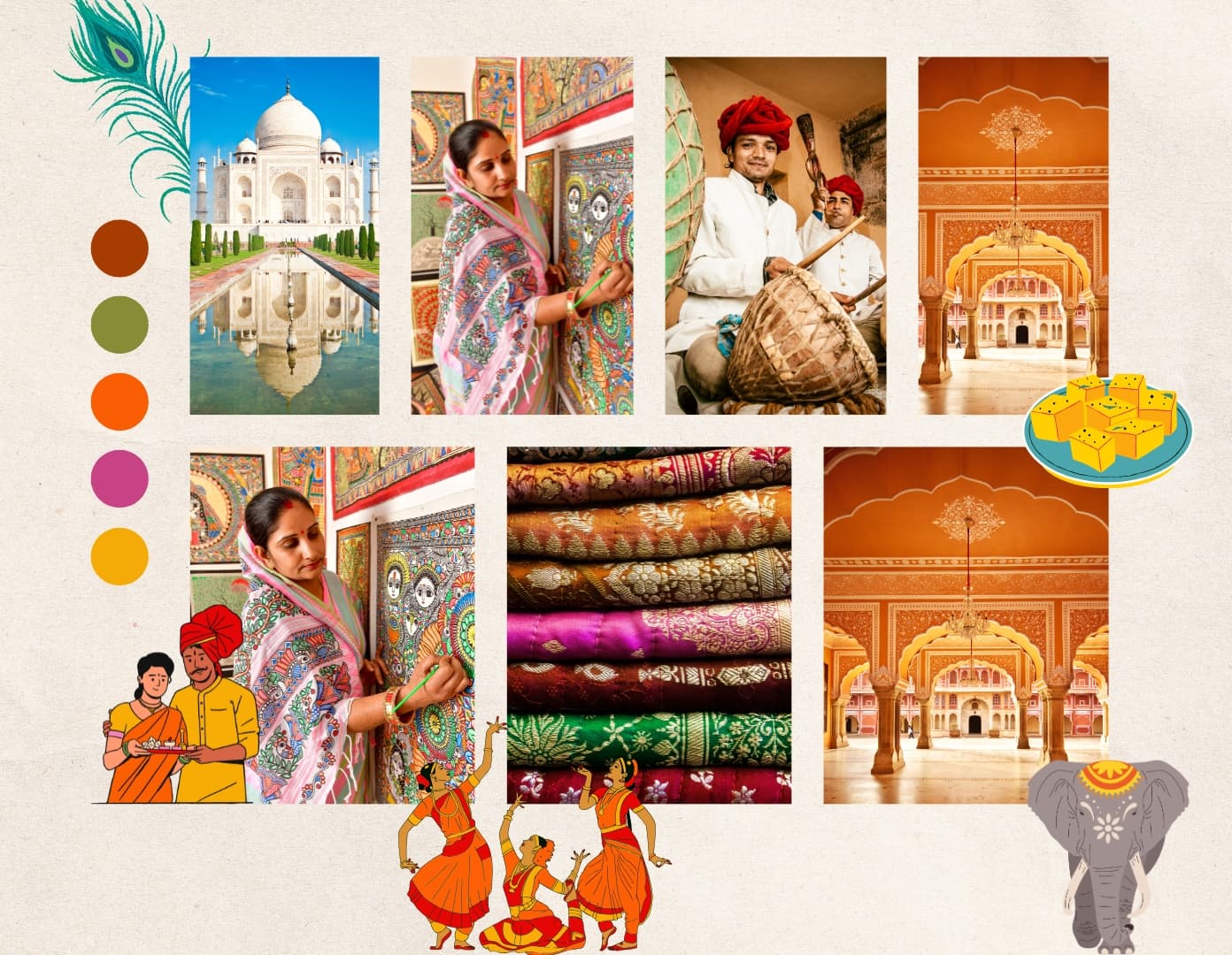 A detailed and rich tapestry background for the contact section.